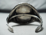 Huge Vintage Native American Navajo Royston Turquoise Sterling Silver Bracelet-Nativo Arts