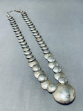 Authentic Vintage Native American Navajo Sterling Silver Necklace-Nativo Arts