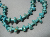 Tremendous Vintage Santo Domingo Native American Sterling Silver Necklace-Nativo Arts