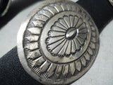 Magnificent Vintage Navajo Native American Sterling Silver Concho Belt Old-Nativo Arts