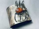 Spider Agate Vintage Southwest Sterling Silver Bracelet Cuff Old-Nativo Arts