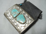 One Of The Best Vintage Native American Navajo Turquoise Sterling Silver Ketoh Bracelet Old-Nativo Arts