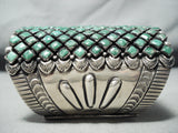 Best Native American Navajo Damale Turquoise Alice Lister Sterling Silver Bracelet-Nativo Arts
