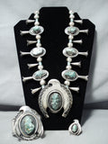 Native American Important Vintage Ben Nighthorse Campbell Turquoise Sterling Silver Bracelet Set-Nativo Arts