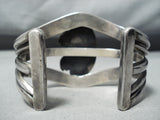 Heavy 100 Gram Vintage Native American Navajo Bisbee Turquoise Sterling Silver Bracelet-Nativo Arts