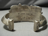 Native American Important Vintage Santo Domingo Julian Lovato Turquoise Sterling Silver Bracelet-Nativo Arts