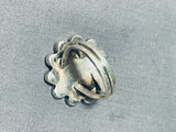 Dynamic Vintage Southwest Turquoise Sterling Silver Ring-Nativo Arts