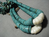 Superior Vintage Navajo Royston Turquoise Native American Necklace Old-Nativo Arts
