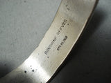Sunny Reeves Vintage Native American Navajo Sterling Silver Bracelet-Nativo Arts