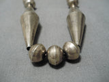 Amazing Vintage Navajo Sterling Silver Native American Necklace-Nativo Arts