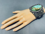 Russ And Sam Best Vintage Native American Navajo Royston Turquoise Sterling Silver Bracelet-Nativo Arts