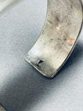 Fan Platero Vintage Native American Navajo Hand Forged Sterling Silver Bracelet-Nativo Arts