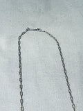 Elegant Vintage Native American Navajo Sterling Silver Necklace-Nativo Arts
