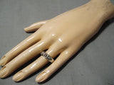Incredible Vintage Native American Navajo 14k Gold John Begay Sterling Silver Ring-Nativo Arts