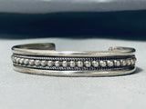 Wonderful Vintage Native American Navajo Sterling Silver Bracelet-Nativo Arts