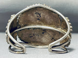 One Of The Best Ever Vintage Native American Navajo Turquoise Sterling Silver Bracelet-Nativo Arts