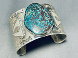 Very Rare Red Matrix Vintage Native American Navajo Sterling Silver Bracelet-Nativo Arts