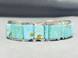 Enchanting Native American Navajo Turquoise Sterling Silver Bracelet-Nativo Arts