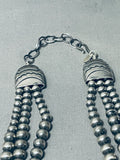 Rose Martin Important Vintage Native American Navajo Sterling Silver Necklace-Nativo Arts