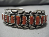 Tremendous Vintage Native American Navajo Emma Spencer Sterling Silver Bracelet Cuff-Nativo Arts