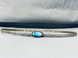Completely Hndmade Vintage Native American Navajo Turquoise Sterling Silver Hat Band Concho Belt-Nativo Arts