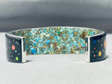One Of The Most Unique Southwestern Turquoise Sterling Silver Bracelet-Nativo Arts
