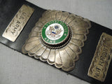 Important Vintage Native American Navajo Us Army Sterling Silver Ketoh Bracelet Old-Nativo Arts