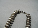 Amazing Vintage Navajo Sterling Silver Native American Necklace-Nativo Arts