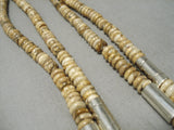 Native American Important Santo Domingo Dan Coriz Sterling Silver Turquoise Necklace-Nativo Arts