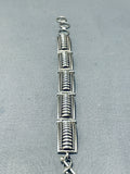 Tom Charley Vintage Native American Navajo Sterling Silver Bracelet-Nativo Arts