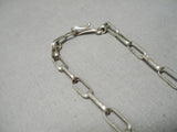 Huge Heavy!! Vintage Native American Navajo Sterling Silver Overlay Necklace Old-Nativo Arts