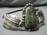 Incredible Vintage Native American Navajo Royston Turquoise Sterling Silver Bracelet-Nativo Arts