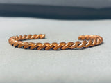 Wonderful Native American Navajo Copper Twist Bracelet-Nativo Arts