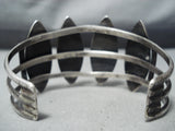 Bisbee Turquoise Vintage Native American Navajo Sterling Silver Bracelet Old-Nativo Arts
