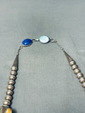 One Of The Best Ever Vintage Native American Navajo Turquoise Sterling Silver Necklace-Nativo Arts