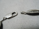 Detailed!! Vintage Native American Navajo 14k Gold Sterling Silver Link Bracelet Old-Nativo Arts