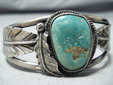 Marvelous Vintage Native American Navajo Royston Turquoise Sterling Silver Bracelet Old-Nativo Arts