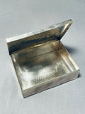 Very Important Kee Joe Benally Vintage Native American Navajo Sterling Silver Jewelry Box-Nativo Arts