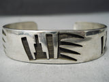 Native American Important Vintage Hope Sterling Silver Overlay Bracelet-Nativo Arts