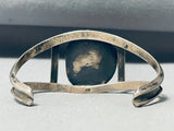 Gasp! Rare Mine Vintage Native American Navajo Turquoise Sterling Silver Bracelet-Nativo Arts