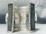 Native American 180 Gram Monster Bison Turquoise Sterling Silver Bracelet Cuff-Nativo Arts