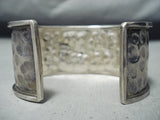 Eve Anderson Vintage Navajo Native American Sterling Silver Bracelet Old-Nativo Arts