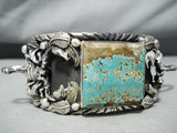 Heavy 200 Gram Scorpion Native American Turquoise Sterling Silver Bracelet-Nativo Arts