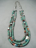 One Of Best Ever Vintage Native American Navajo Authentic Thomas Singer Sterling Silver Necklace-Nativo Arts