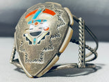 Important Early Spencer Family Vintage Native American Zuni Turquoise Sterling Silver Bracelet-Nativo Arts