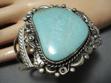 Marc James Navajo Royston Turquoise Sterling Silver Bracelet Native American-Nativo Arts