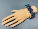 Native American One Of The Best Ever Taxco Turquoise Sterling Silver Bracelet-Nativo Arts