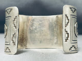 Glenn Irene Sandoval Vintage Native American Navajo Turquoise Sterling Silver Bracelet-Nativo Arts