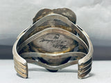 Walter Mitchell Vintage Native American Navajo Turquoise Sterling Silver Bracelet-Nativo Arts