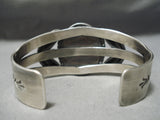 Important Famous Native American Navajo Royston Turquoise Sterling Silver Bracelet-Nativo Arts